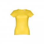 Obrázek  Dámské bavlněné tričko s páskem M - žlutá