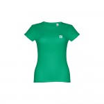Obrázek  Dámské bavlněné tričko s páskem S - zelená