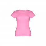 Obrázek  Dámské bavlněné tričko s páskem M - světle růžová