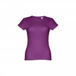 Obrázek  Dámské bavlněné tričko s páskem M - fialová