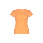 Obrázek  Dámské bavlněné tričko s páskem M - korálově oranžová