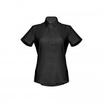 Obrázek  Dámská oxfordská košile s krátkým rukávem L - černá