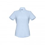 Obrázek  Dámská oxfordská košile s krátkým rukávem L - světle modrá