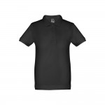 Obrázek  Bavlněné polo tričko s krátkým rukávem pro děti (unisex) 10 - černá