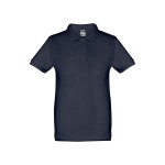 Obrázek Bavlněné polo tričko s krátkým rukávem pro děti (unisex) 8 - modrá