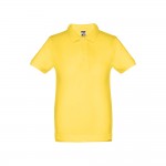 Obrázek  Bavlněné polo tričko s krátkým rukávem pro děti (unisex) 10 - žlutá