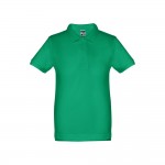 Obrázek  Bavlněné polo tričko s krátkým rukávem pro děti (unisex) 12 - zelená