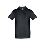 Obrázek Bavlněné polo tričko s krátkým rukávem pro děti (unisex) 4 - tmavě modrá
