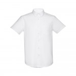 Obrázek  Pánská oxfordská košile s krátkým rukávem. Bílá barva M - bílá