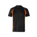 Obrázek Dvoubarevné technické tričko z ptačí perspektivy (160 g/m?), z polyesteru (100 %) 3XL - černá/oranžová