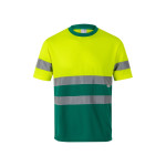 Obrázek Dvoubarevné technické tričko z ptačí perspektivy (140 g/m?), z polyesteru (100 %) 5XL - zelená/žlutá