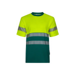 Obrázek Dvoubarevné piké tričko (150 g/m?), z bavlny (55 %) a polyesteru (45 %) 2XL - zelená/žlutá