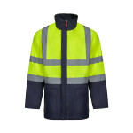 Obrázek Dvoubarevná parka 4v1 (180g/m?), z polyesteru (100%) s PU zátěrem M - modrá/žlutá