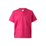 Obrázek Keprová tunika (190 g/m?) s krátkými rukávy z polyesteru (65 %) a bavlny (35 %) 4XL - růžová