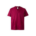 Obrázek Keprová tunika (190 g/m?) s krátkými rukávy z polyesteru (65 %) a bavlny (35 %) XL - bordó