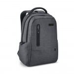 Obrázek  Voděodolný dvoubarevný nylonový batoh na 17'' notebook - tmavě šedá