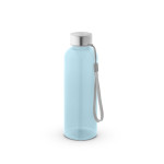 Obrázek Recyklovaného PET (100% rPET) láhev s lesklým průsvitným povrchem 600 ml - modrá aqua