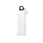 Obrázek Láhev z recyklovaného hliníku (100% rAL) s karabinou 530 ml - bílá
