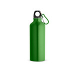 Obrázek Láhev z recyklovaného hliníku (100% rAL) s karabinou 530 ml - světle zelená