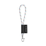 Obrázek SET Lanyard NAUTIC Short (? 7 mm) s karabinou 9 mm - 301 - bílá