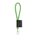Obrázek SET Lanyard TUBE Short (? 7 mm) s karabinou 9 mm - 308 - světle zelená