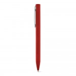 Obrázek  Hliníkové kuličkové pero s otočným mechanismem - červená