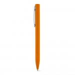 Obrázek  Hliníkové kuličkové pero s otočným mechanismem - oranžová