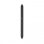 Obrázek  Hliníkové kuličkové pero s dotykovou špičkou - černá