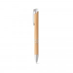 Obrázek  Kuličkové pero Bamboo s klipem - přírodní