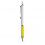 Obrázek  Kuličkové pero s kovovým klipem - žlutá