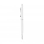 Obrázek  Kovové kuličkové pero s dotykovou špičkou - bílá