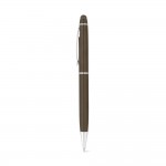 Obrázek  Kovové kuličkové pero s dotykovou špičkou - ocelově šedá