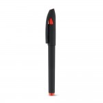 Obrázek  Kuličkové pero s víčkem a klipem z ABS - červená