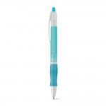 Obrázek  Kuličkové pero s protikluzovým gripem - světle modrá