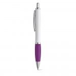 Obrázek  Kuličkové pero s klipem a kovovými bankovkami - fialová
