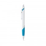Obrázek  Kuličkové pero s protikluzovým gripem - světle modrá