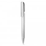 Obrázek  Kuličkové pero s klipem - saténově stříbrná