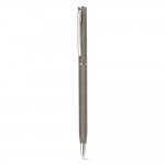 Obrázek  Kovové kuličkové pero s klipem - ocelově šedá