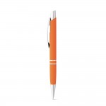 Obrázek  Hliníkové kuličkové pero s klipem - oranžová