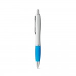 Obrázek  Kuličkové pero s kovovým klipem - světle modrá
