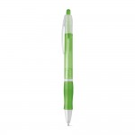 Obrázek  Protiskluzové kuličkové pero s klipem - světle zelená