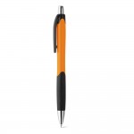 Obrázek  Kuličkové pero z ABS a s protikluzovým gripem - oranžová