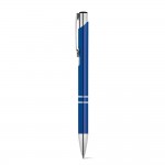 Obrázek  Hliníkové kuličkové pero s klipem - královská modrá