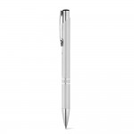 Obrázek  Hliníkové kuličkové pero s klipem - saténově stříbrná