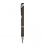 Obrázek  Hliníkové kuličkové pero s klipem - ocelově šedá