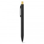 Obrázek  Hliníkové kuličkové pero s matným povrchem - zlatá