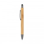 Obrázek  Bambusové kuličkové pero s matným povrchem - ocelově šedá