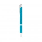 Obrázek  Kuličkové pero s klipem ze slámového vlákna a ABS - světle modrá