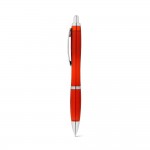 Obrázek  kuličkové pero rPET s kovovým klipem - červená
