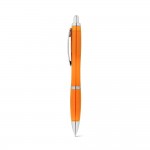 Obrázek  kuličkové pero rPET s kovovým klipem - oranžová